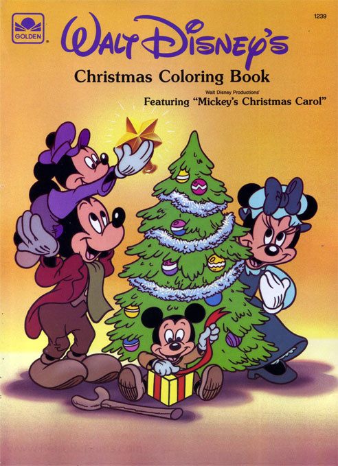 Mickey's Christmas Carol Coloring Book