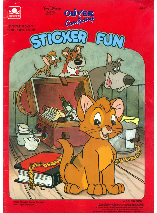 Oliver & Company Sticker Fun