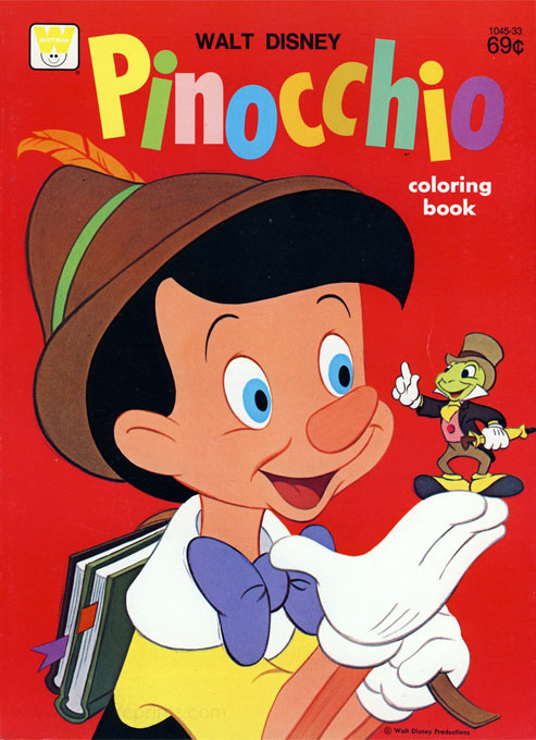 Pinocchio, Disney's Coloring Book