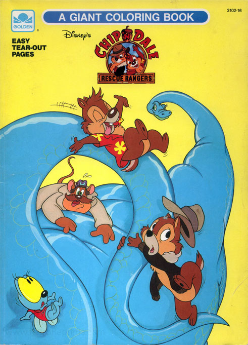 Chip 'n Dale Rescue Rangers Coloring Book