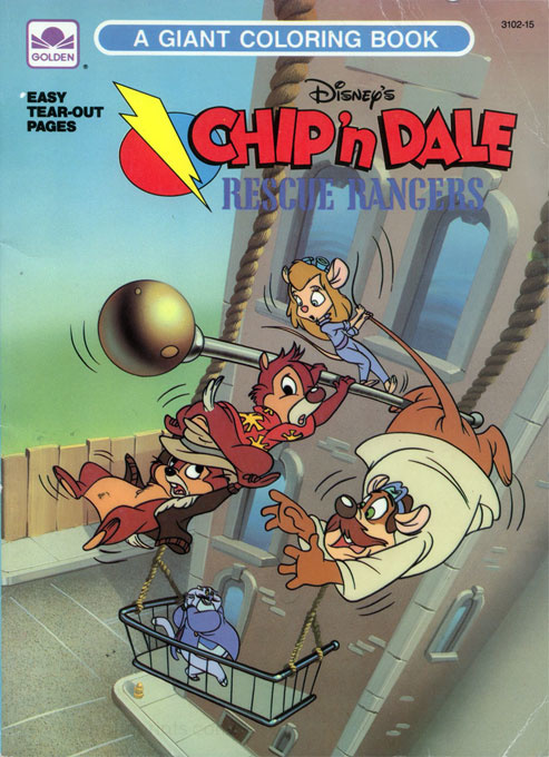 Chip 'n Dale Rescue Rangers Coloring Book