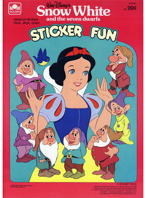 Snow White & the Seven Dwarfs Sticker Fun