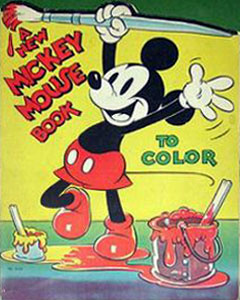 Mickey Mouse and Friends Book to Color