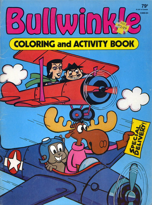 Rocky and Bullwinkle Coloring & Activity Book