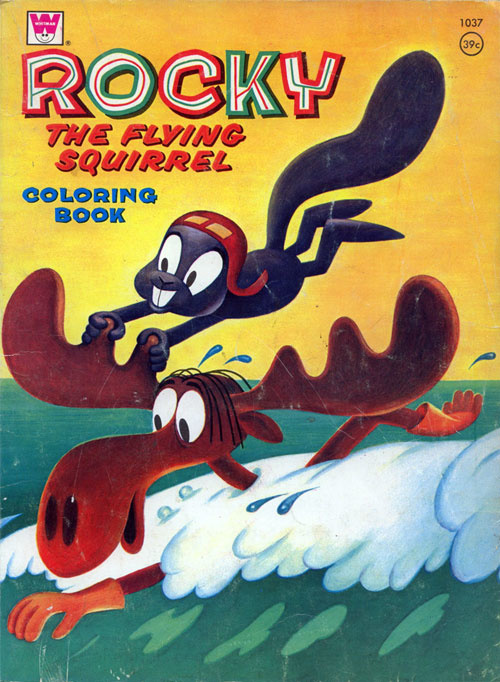 Rocky and Bullwinkle Coloring Book