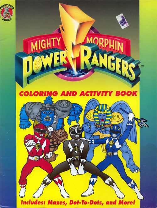 Mighty Morphin Power Rangers Coloring and Activity Book