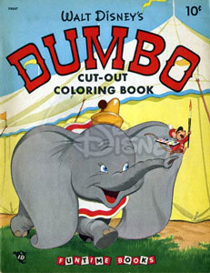 Dumbo, Disney's Cut-Out Coloring Book