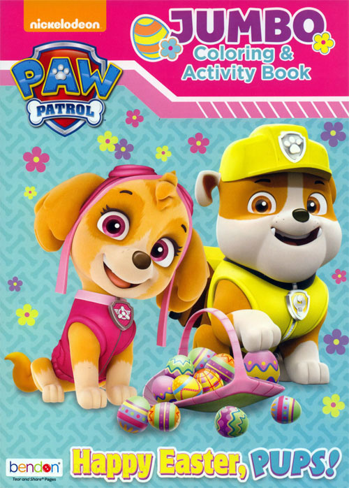 Paw Patrol Jumbo Coloring Book, 64 Pages