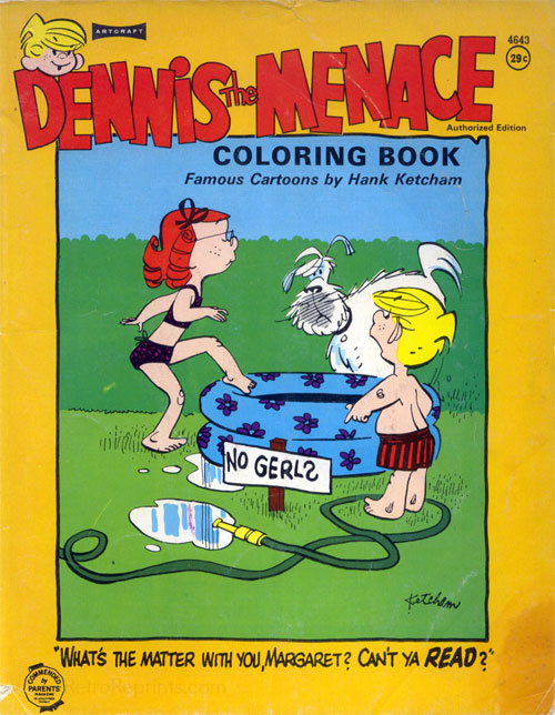 Dennis the Menace Coloring Book