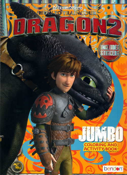 How to Train Your Dragon 2 Coloring and Activity Book