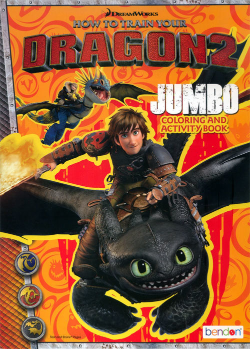 How to Train Your Dragon 2 Coloring and Activity Book