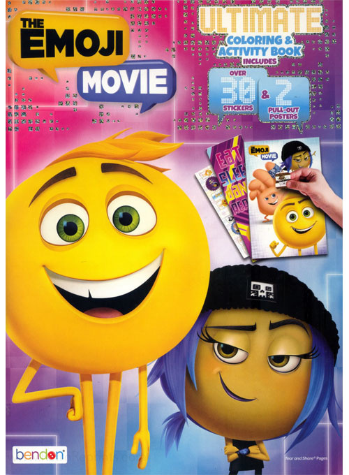 emoji movie the coloring activity book coloring books at retro reprints the world s largest coloring book archive