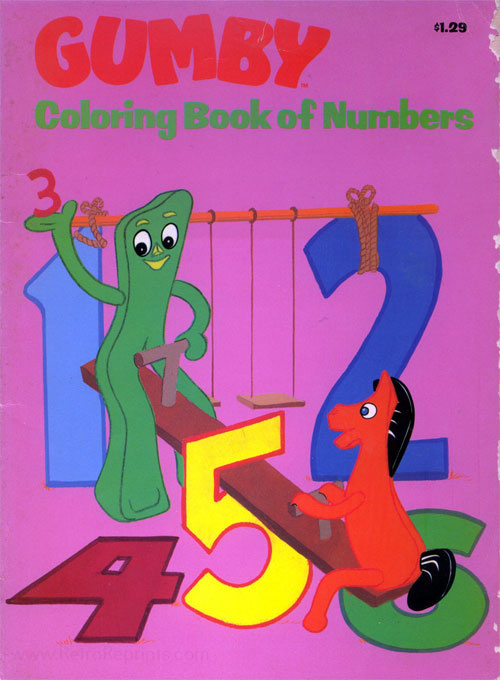 Gumby and Pokey Coloring Book of Numbers