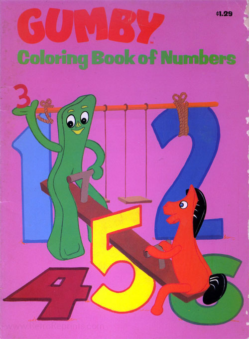Gumby and Pokey Coloring Books | Coloring Books at Retro Reprints - The