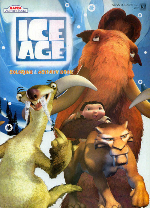 Ice Age Coloring Book