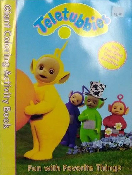 Teletubbies Fun with Favorite Things | Coloring Books at Retro Reprints -  The world's largest coloring book archive!