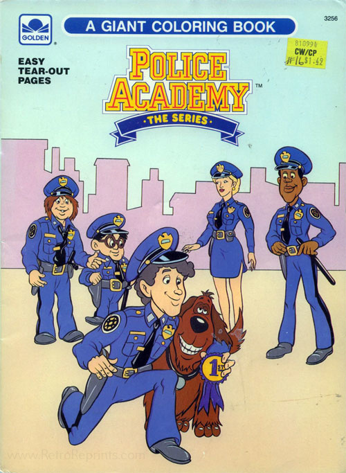 Police Academy: The Animated Series Coloring Book | Coloring Books at Retro  Reprints - The world's largest coloring book archive!