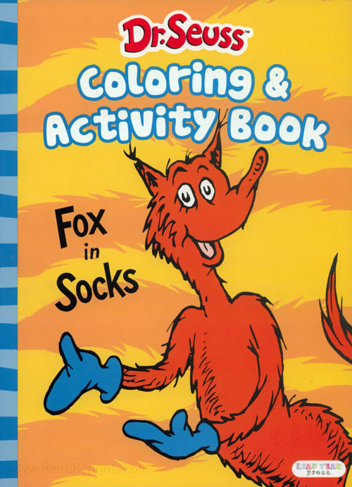 Dr. Seuss Fox in Socks | Coloring Books at Retro Reprints - The world's  largest coloring book archive!