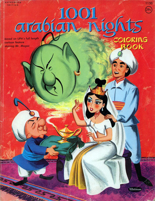 Mr. Magoo: 1001 Arabian Nights Coloring Book | Coloring Books at Retro  Reprints - The world's largest coloring book archive!