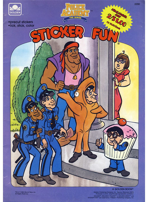 Police Academy: The Animated Series Sticker Fun | Coloring Books at Retro  Reprints - The world's largest coloring book archive!