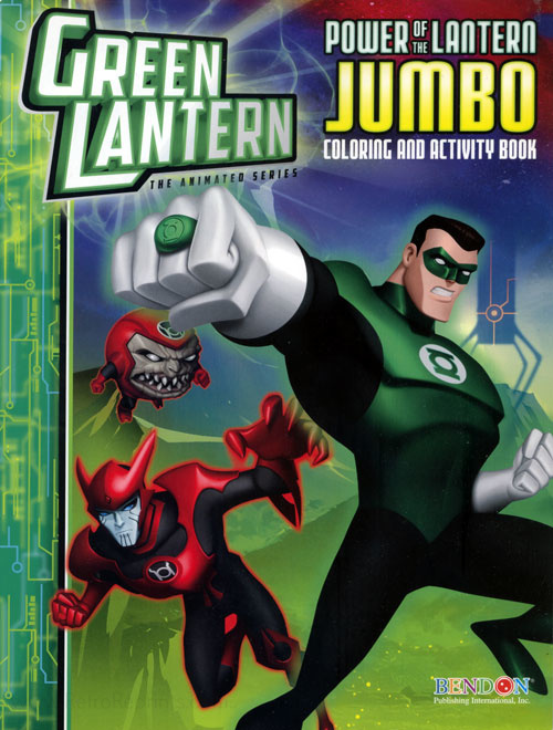 Green Lantern: The Animated Series Power of the Lantern | Coloring Books at  Retro Reprints - The world's largest coloring book archive!