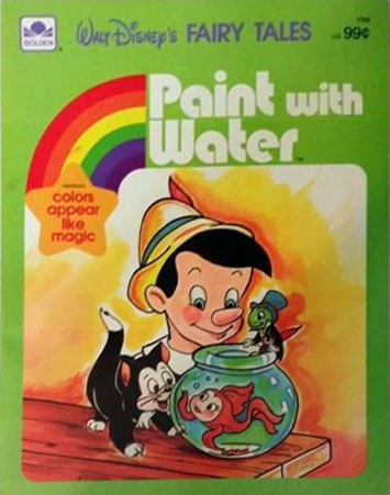 Pinocchio Paint with Water Book 