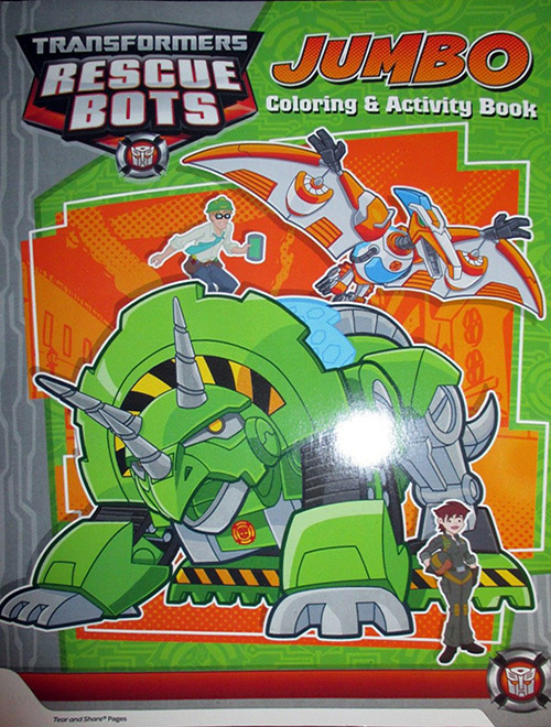 2022新作 Pre Autumn Transformers Rescue Bots Coloring and Activity Super Set  -- Activity Book