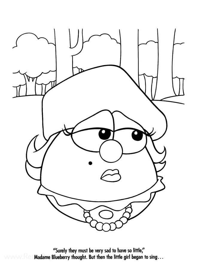 VeggieTales Coloring Pages Printable for Free Download