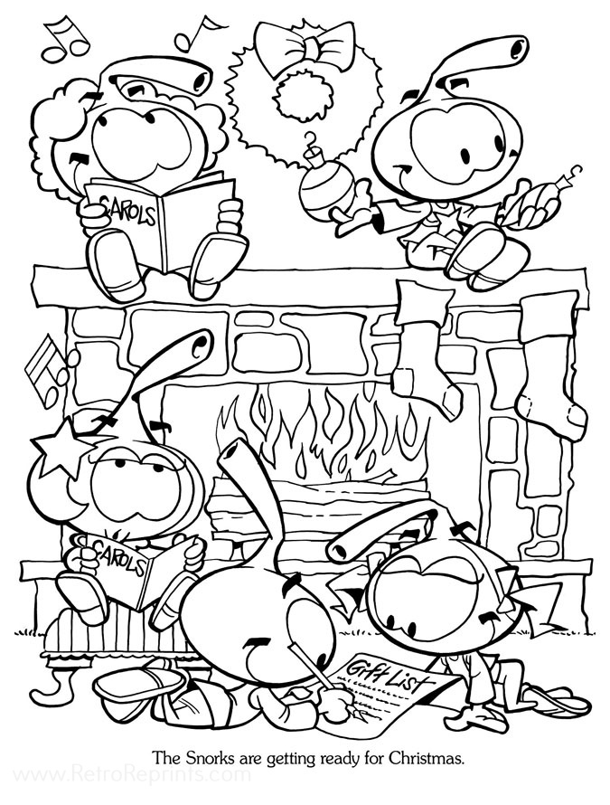 Snorks The Coloring Pages Coloring Books At Retro Reprints The World S Largest Coloring Book Archive