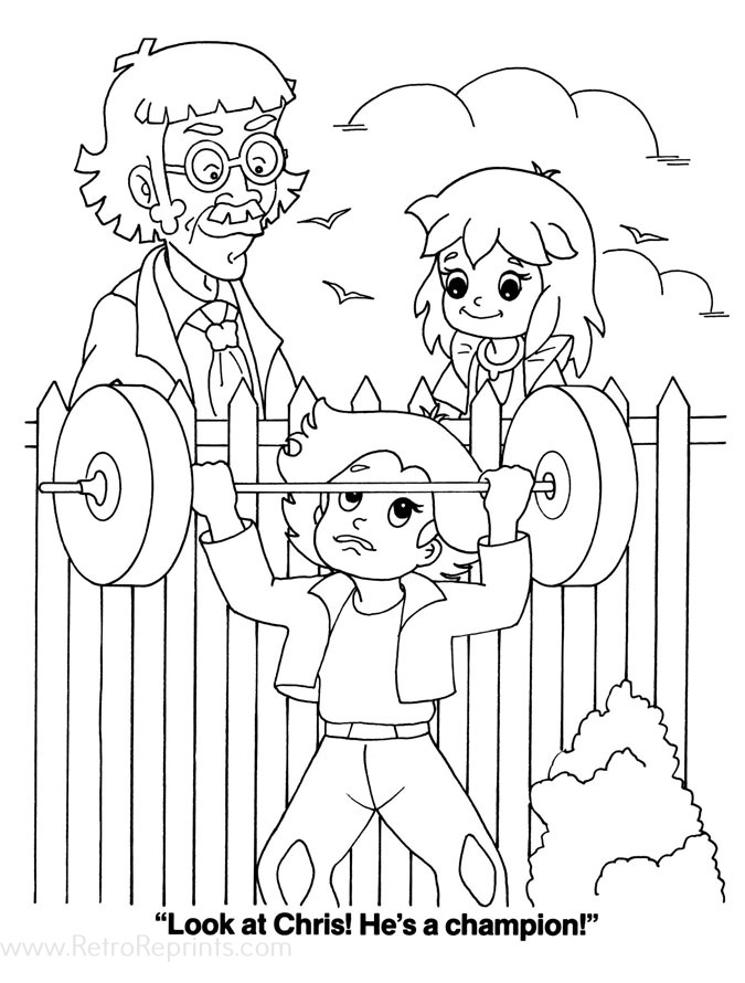 Superbook (original) Coloring Pages Coloring Books at Retro Reprints