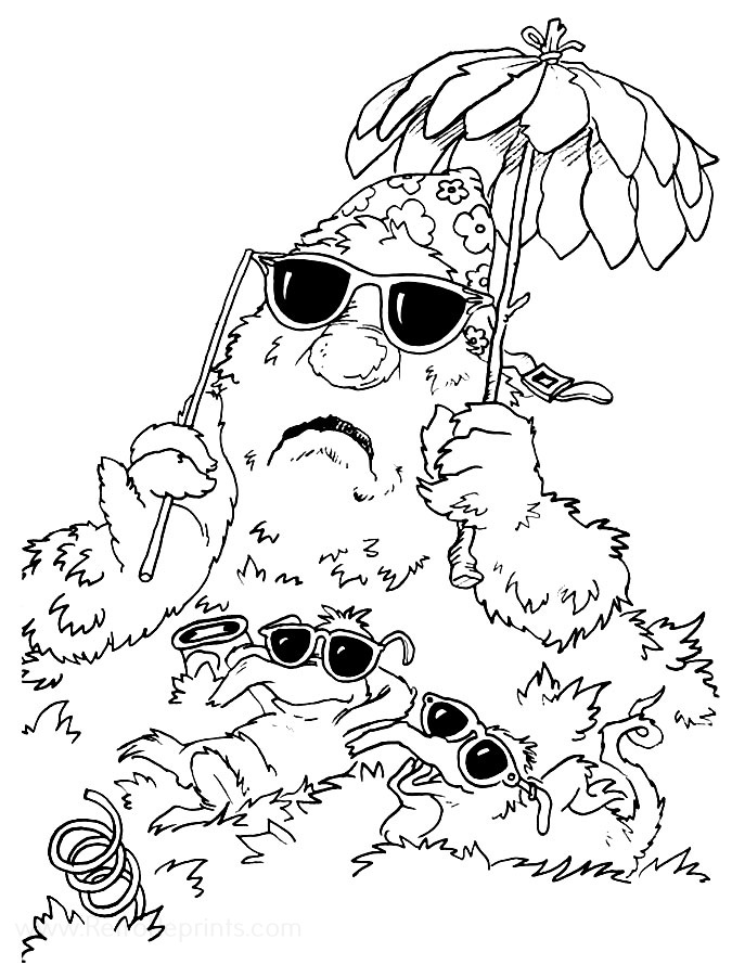 Fraggle Rock, Jim Henson's Coloring Pages | Coloring Books at Retro