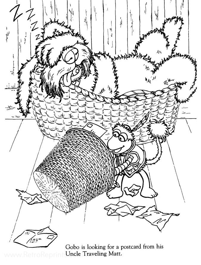 Fraggle Rock, Jim Henson's Coloring Pages | Coloring Books at Retro