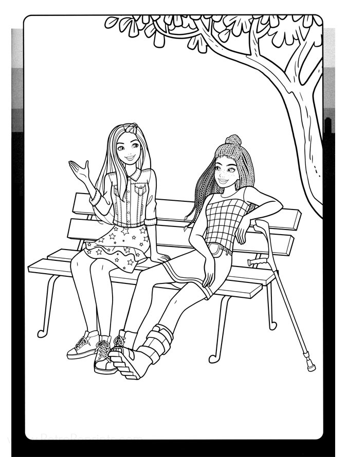 Barbie Coloring Pages | Coloring Books at Retro Reprints - The world's