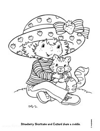 Strawberry Shortcake (3rd Gen) Going Where the Fun is!  Coloring Books at  Retro Reprints - The world's largest coloring book archive!