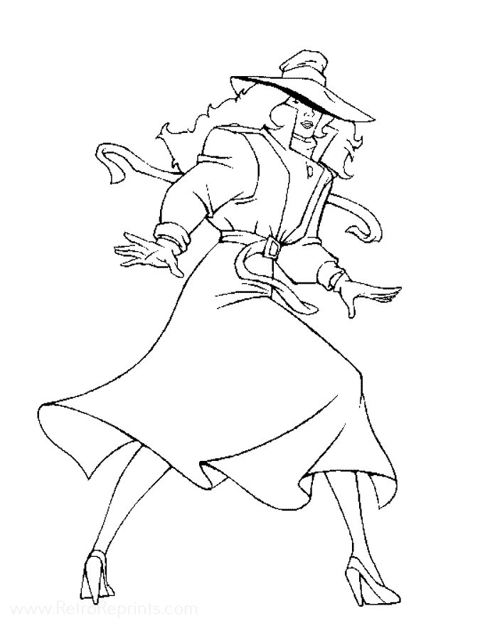 Carmen Sandiego Coloring Pages - Learny Kids