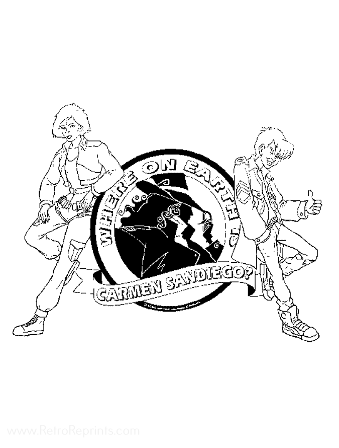 Amazing Carmen Sandiego Coloring Page Free Printable - vrogue.co