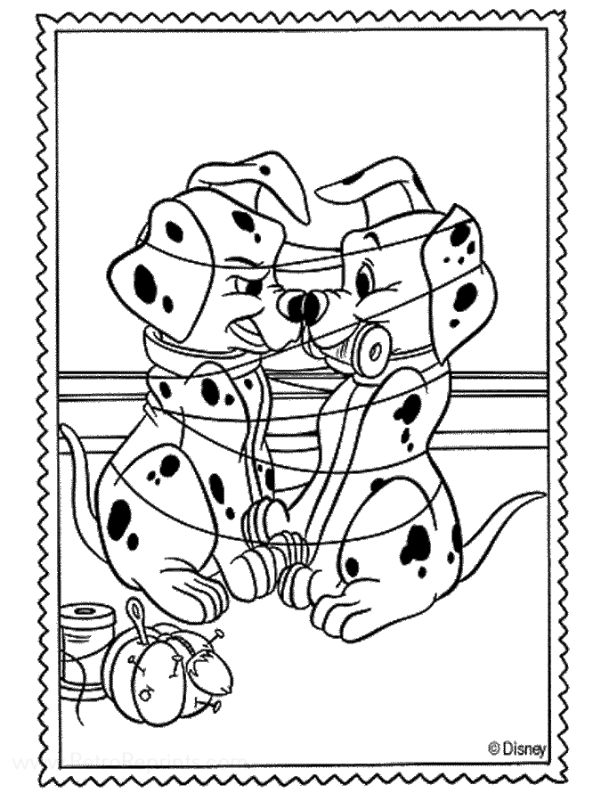 penny coloring page high quality dalmatians