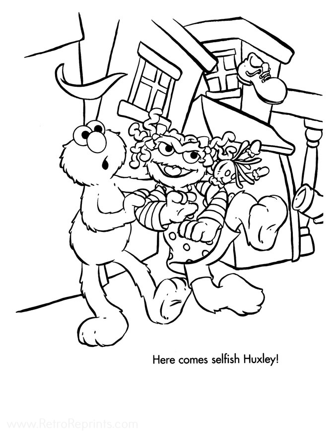 Adventures of Elmo in Grouchland, The Coloring Pages | Coloring Books