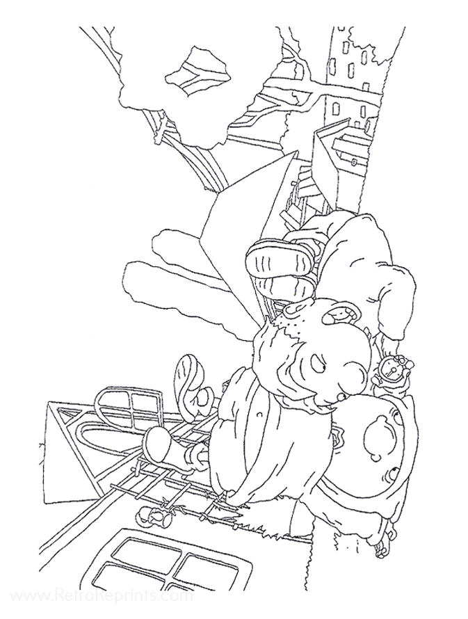 as told by ginger coloring pages for children