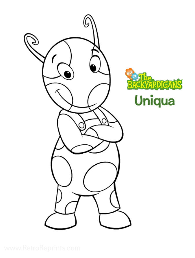 Backyardigans, The Coloring Pages Coloring Books at Retro Reprints