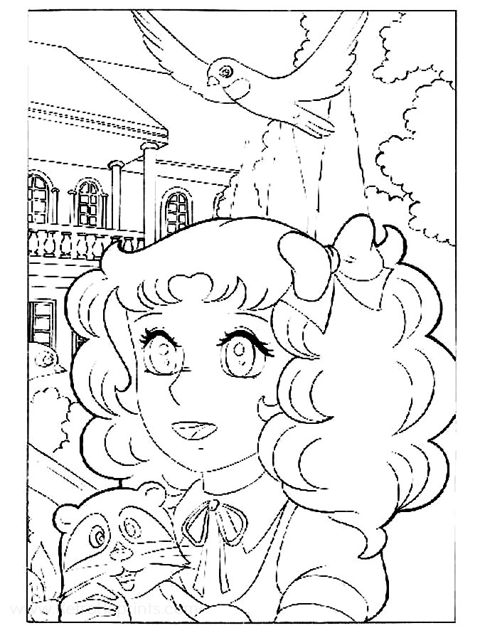 Candy Candy Coloring Pages | Coloring Books at Retro Reprints - The