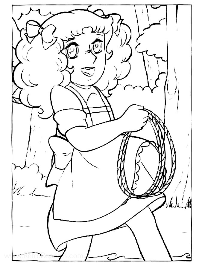 Candy Candy Coloring Pages | Coloring Books at Retro Reprints - The