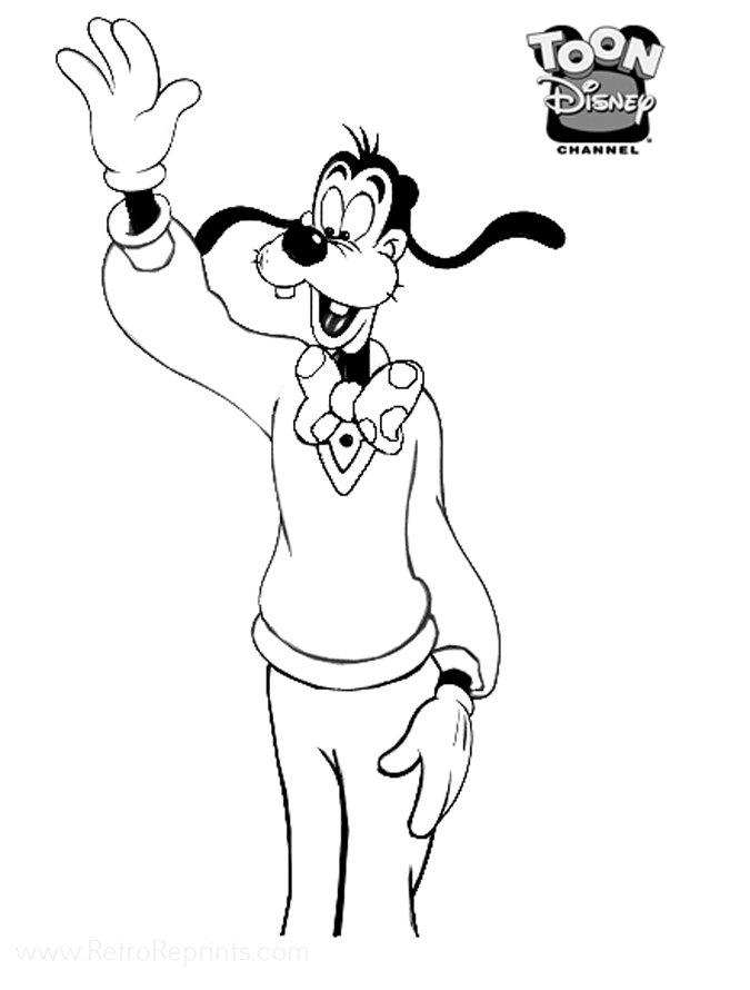 Goof Troop Coloring Pages | Coloring Books at Retro Reprints - The