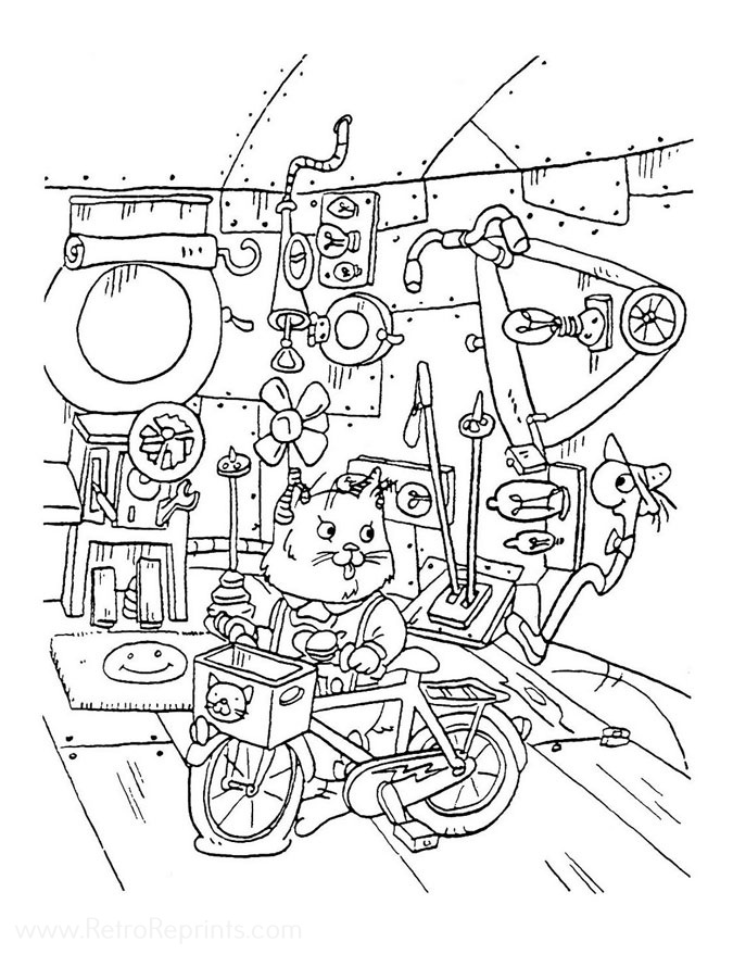 gertie dog coloring page ideas the busy world of richard scarry