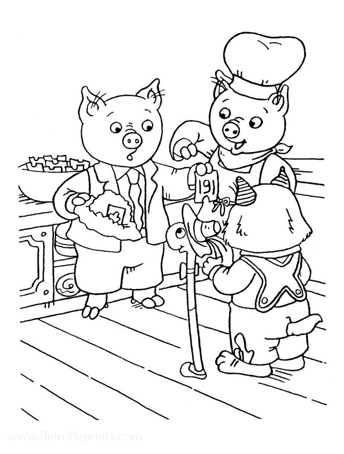 olive owl coloring page template the busy world of richard scarry