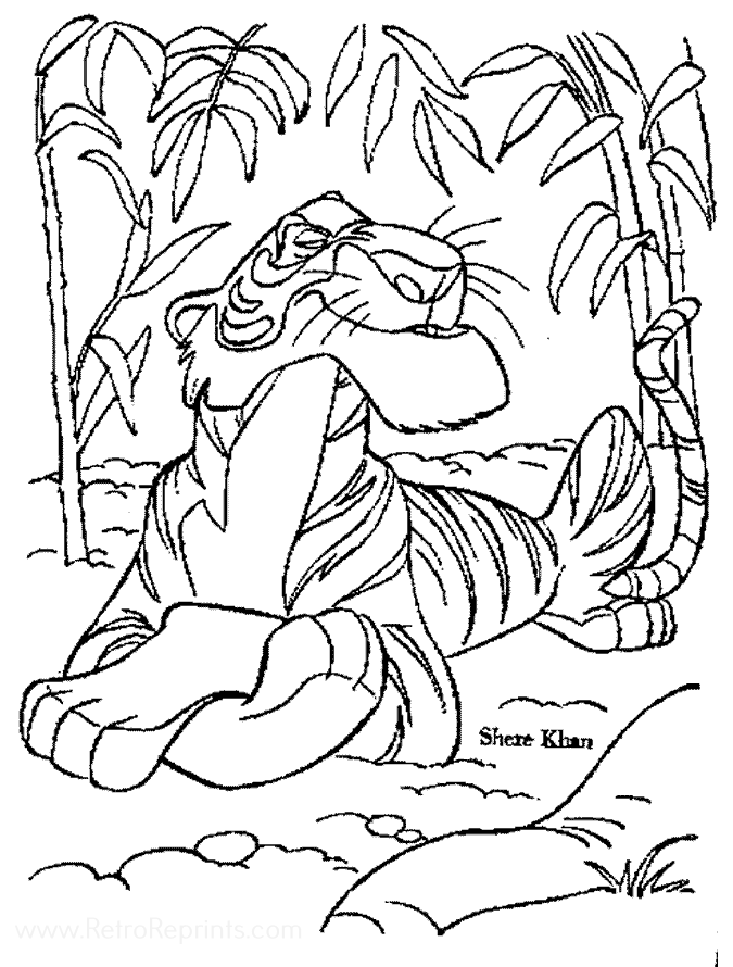 Jungle Book, The Coloring Pages | Coloring Books at Retro Reprints ...