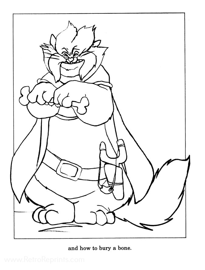 an american tail coloring page