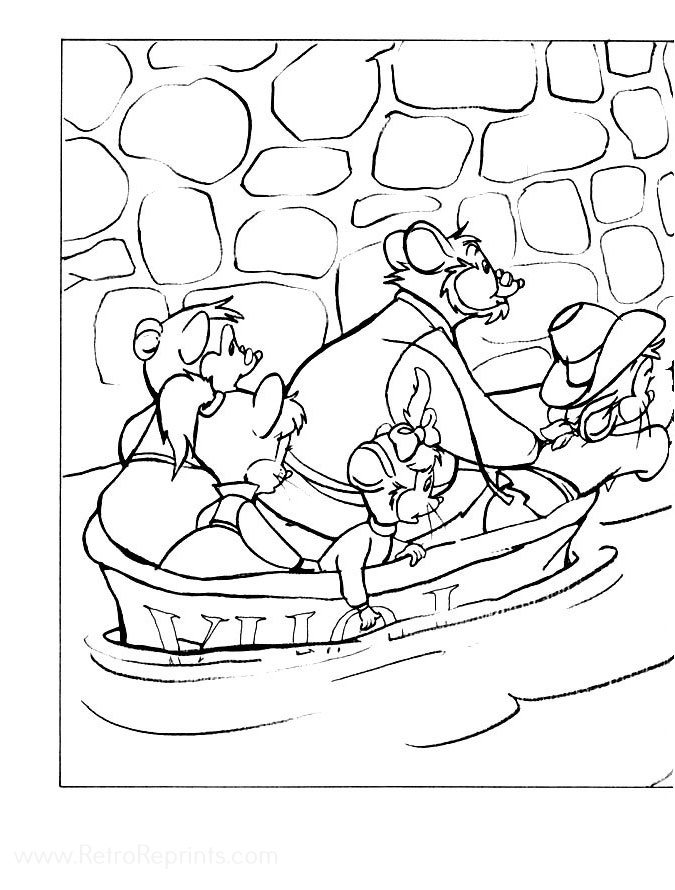 coloring fievel mousekewitz pages an american tail