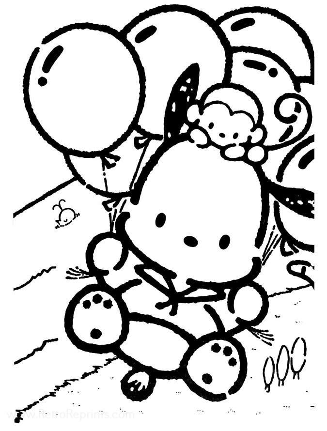 Pochacco Coloring Pages | Coloring Books at Retro Reprints - The world ...