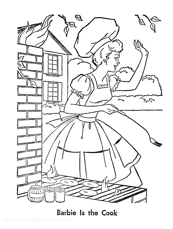 Barbie Coloring Pages | Coloring Books at Retro Reprints - The world's ...